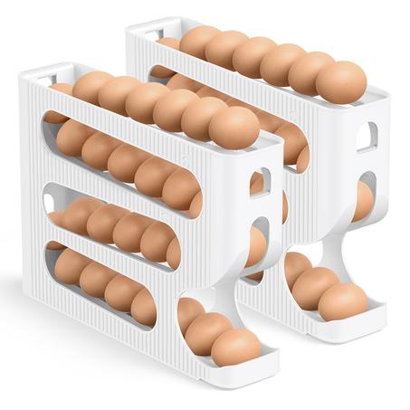موزع البيض للثلاجة، وتخزين بيض الثلاجة - Egg Dispenser for Refrigerator