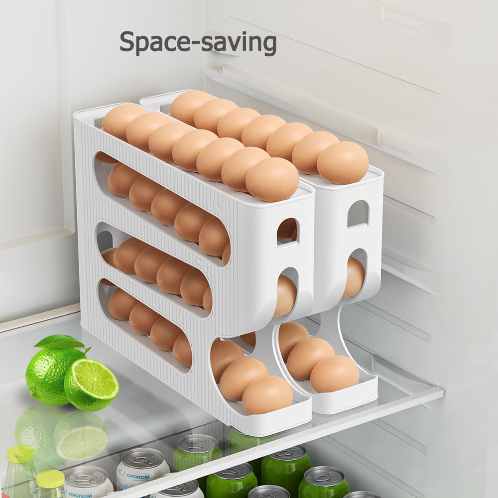 موزع البيض للثلاجة، وتخزين بيض الثلاجة - Egg Dispenser for Refrigerator