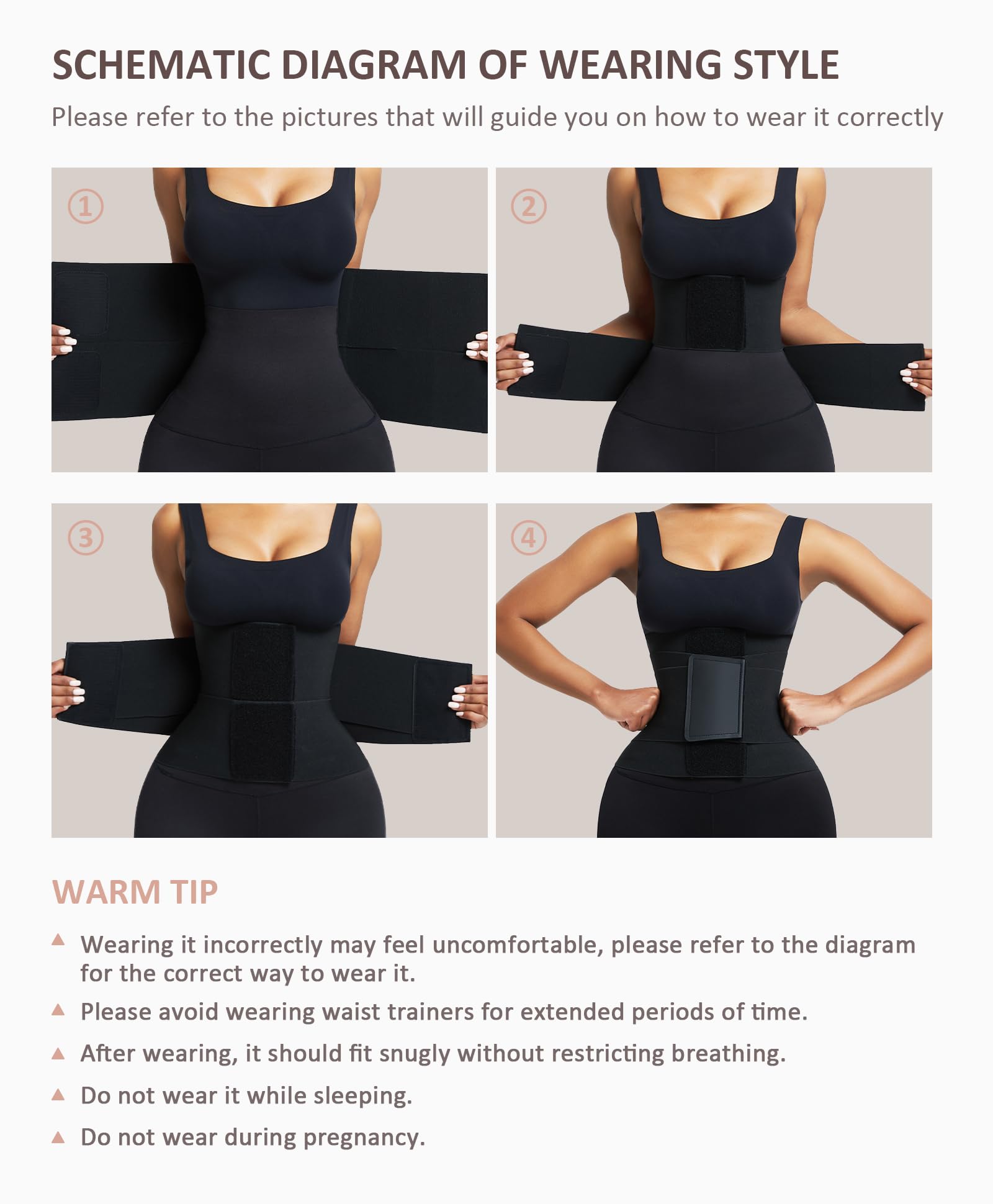 حزام الخصر و البطن لنحت الجسم - Body Shaper Belt