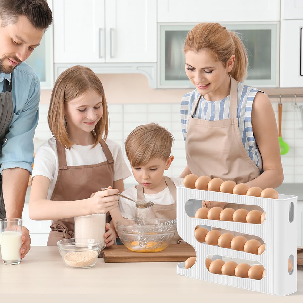 موزع البيض للثلاجة، وتخزين بيض الثلاجة - Egg Dispenser for Refrigerator