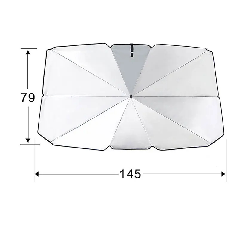 مظلة الشمس لحماية السيارة من الحرارة - windshield umbrella