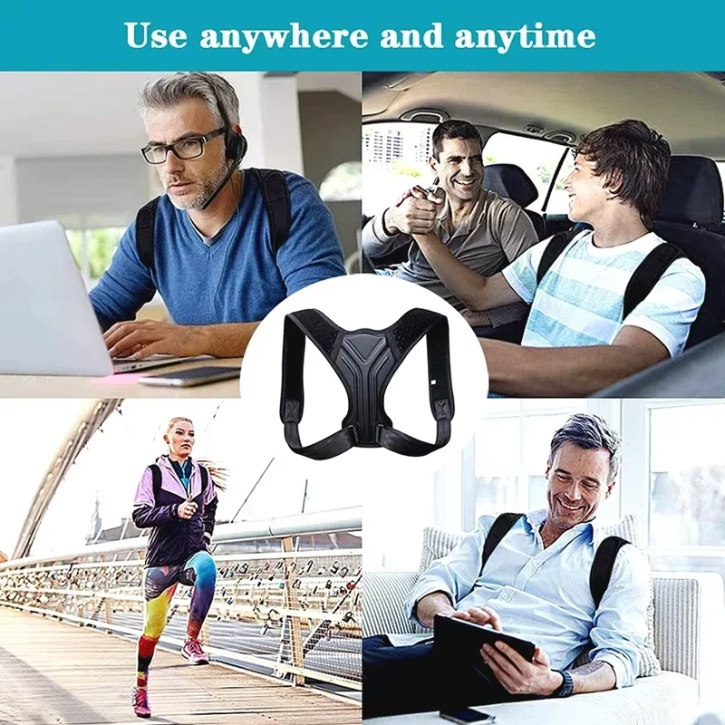 Ceinture correctrice de posture réglable pour le dos et les épaules