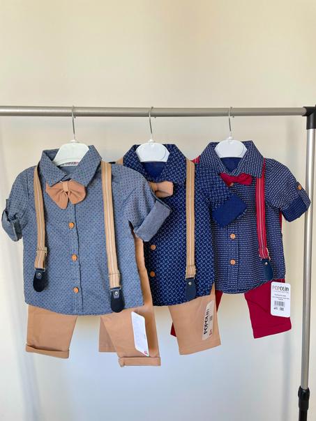 Ensemble Chemise avec Papillon + Pantalon