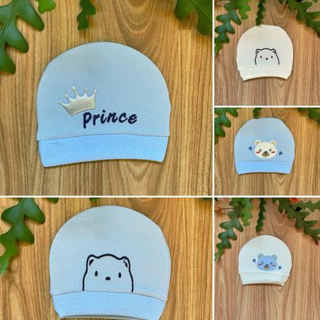 Bonnet en Coton pour Bébé Garçon