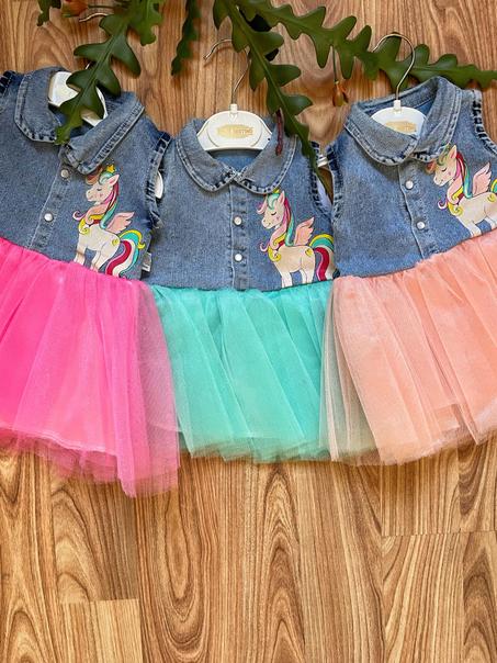 Robe Jean et Tulle