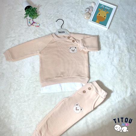 Ensemble 2 Pcs - Ours Beige