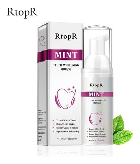 Mousse nettoyante pour les dents à la menthe