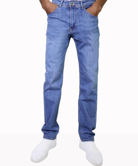 Jean pour homme Modèle Droit Bletche raclage c.l.e