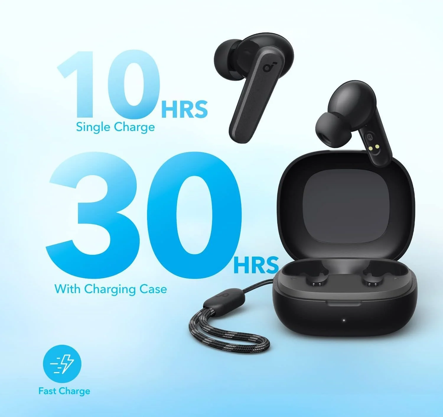 Anker R50i – Écouteurs Bluetooth sans fil avec son immersif et autonomie longue durée