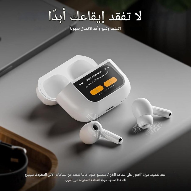 ✅ تحكم سلس في مستوى الصوت وتشغيل / إيقاف الموسيقى واستقبال المكالمات من خلال لمسات بسيطة على السماعات.