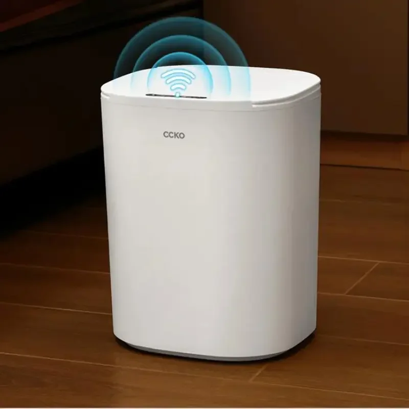 سلة قمامة ذكية بفتح تلقائي