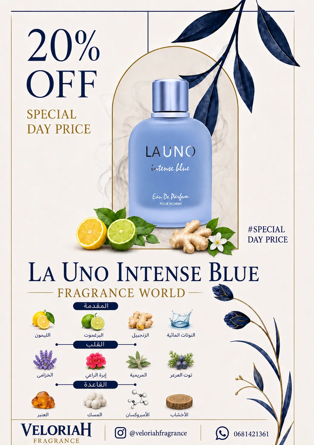 Launo Intense Blue Fragrance World