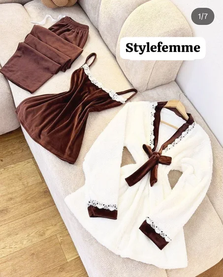 بيجامة للعرائس و النفساء او اي واحدة بغات تهلا فراسها