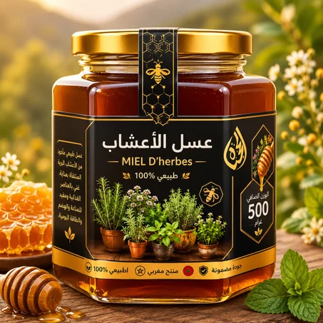 عسل حر الاعشاب