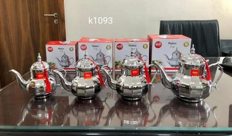 KENZ Théière TRADITIONNELLE en acier inoxydable