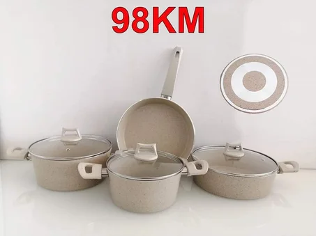 Ensemble d’ustensiles de cuisine Mehtap Orkide  en granit