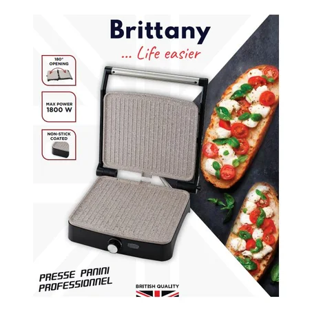Brittany Panini grill - 180° opening - 1800w - DM-1104P