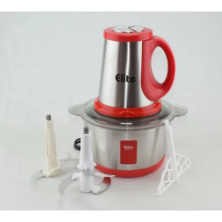 Elite Hachoir électrique  2L pour viande et légumes BOL INOX 250W