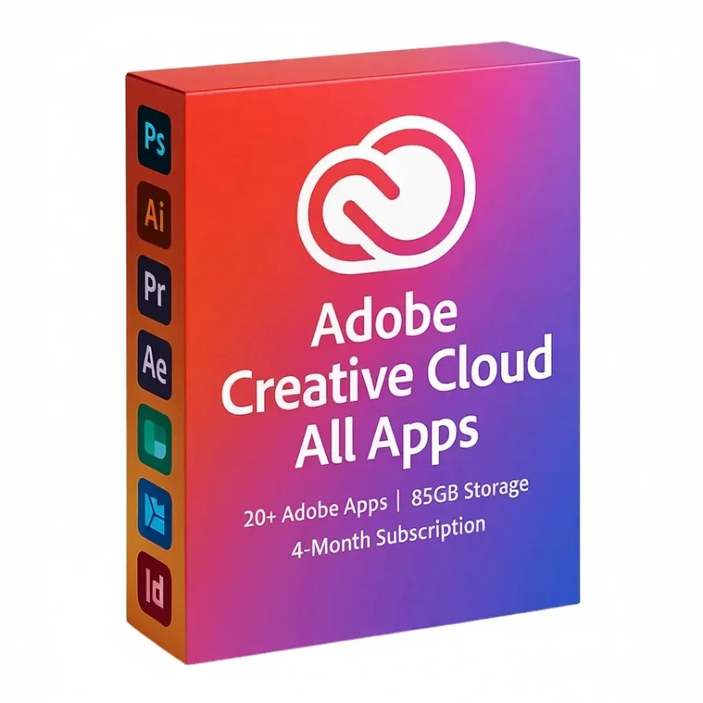 Adobe Creative Cloud - All Apps Included | 4 months Account