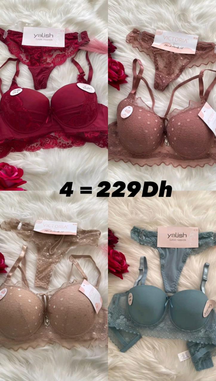 Pack 4 x   2 Pièces Pour Femme