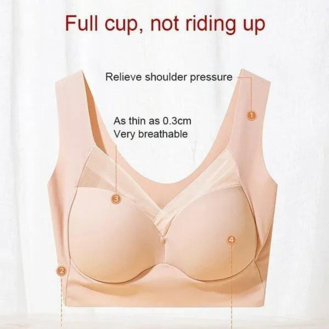 Samickarr Push Up Bras For Women Everyday Bras Sports Bra Comfy Wirefree  Ultra Cross Back Racerback Wireless Soft Easy On Deep Cup Plunge Fashion