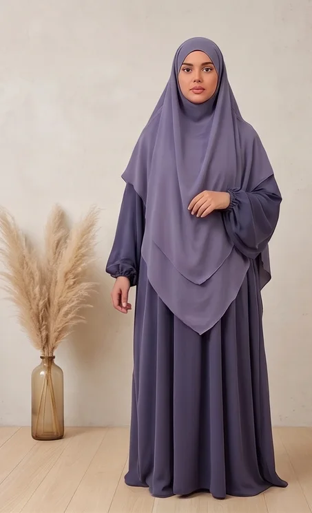 عباية "زمرد" الراقية - قطعتين