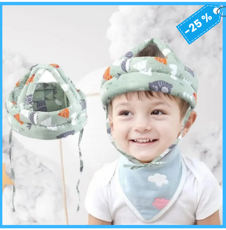 واقي رأس للأطفال (أخضر)