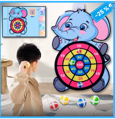 لعبة رمي السهام على الفيل