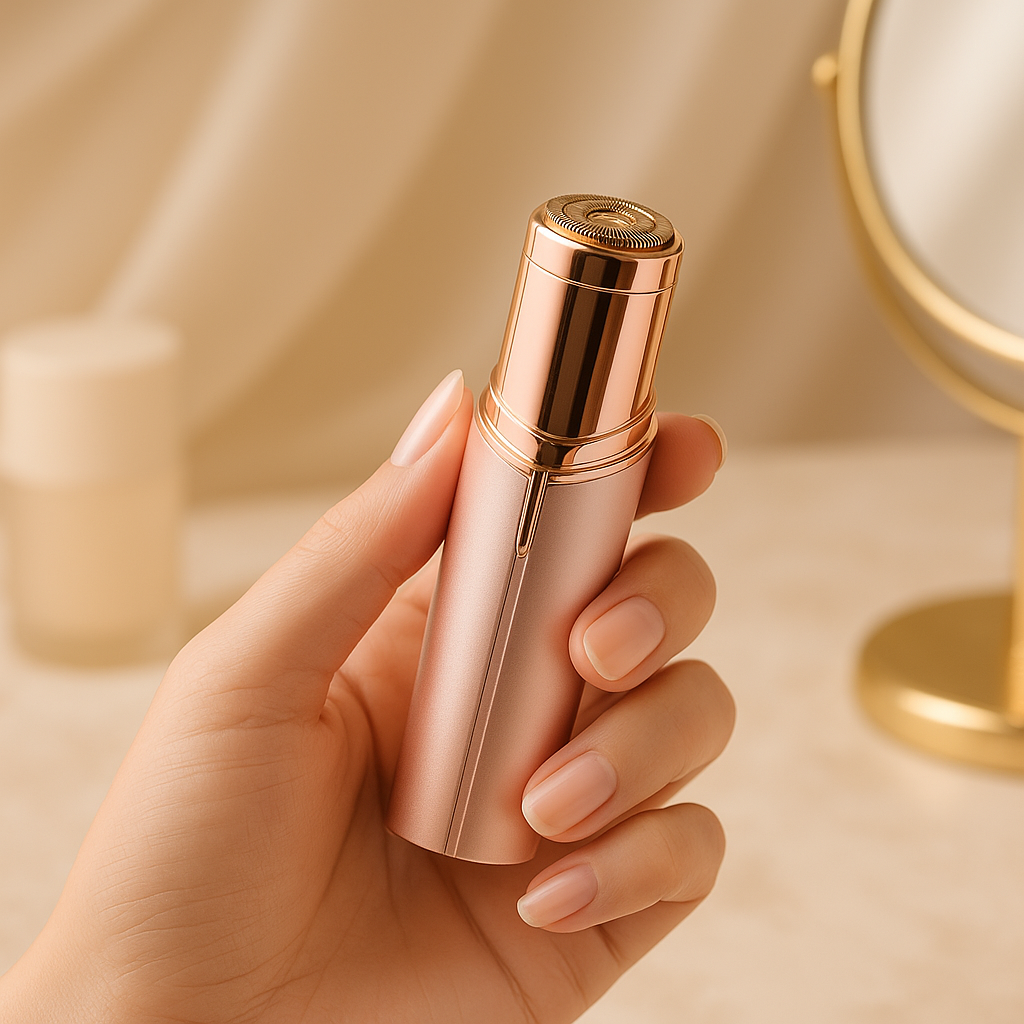 FLORA GLOW – جهاز أنيق لإزالة شعر الوجه