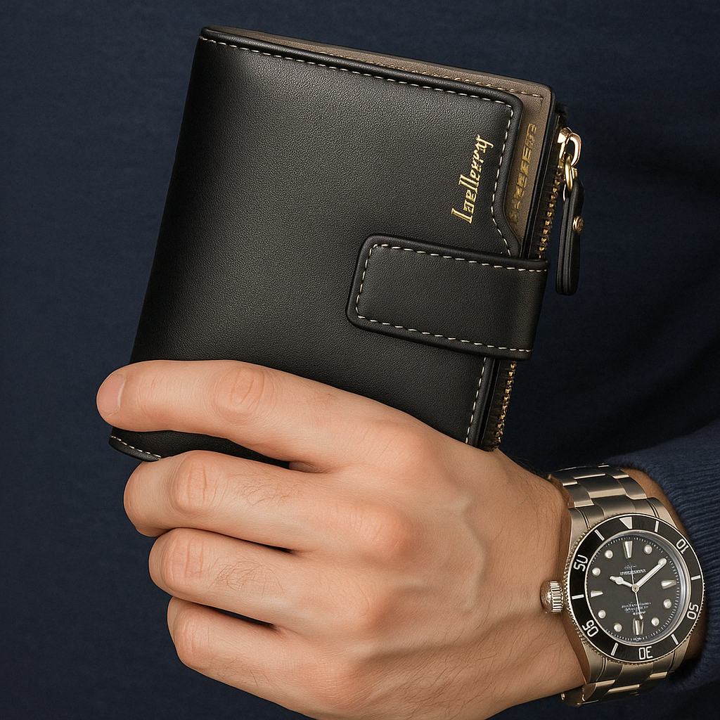 المحفظة الجلدية الأنيقة