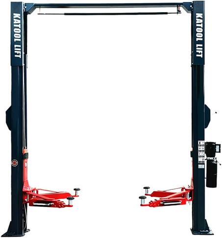 11000lbs Single Point Lock Release Direct Drive Two Post Lift Asymmetry Arm 3+2 Double S Design 2 Post Lift Auto Lift 2-post Lift Clear Floor Car Lift