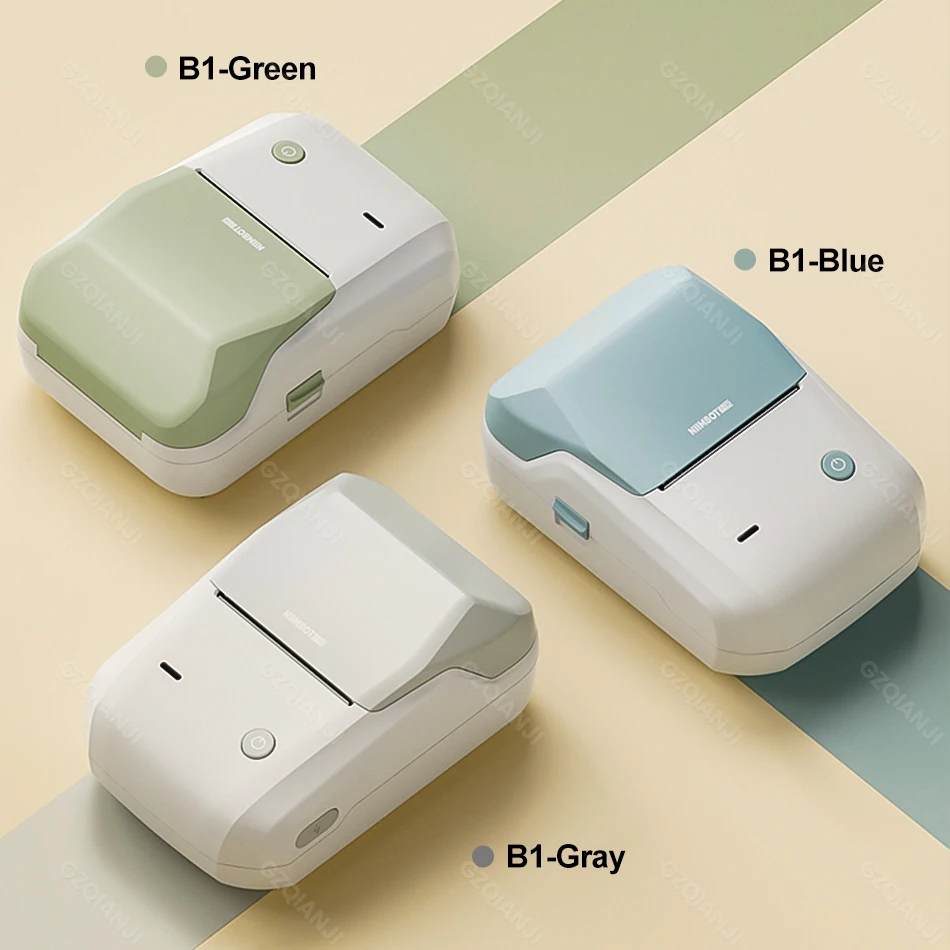 B1 Etikettendrucker, tragbarer Taschenetikettendrucker, Bluetooth-Thermodruck, selbstklebende Aufkleber-Etikettiermaschine
