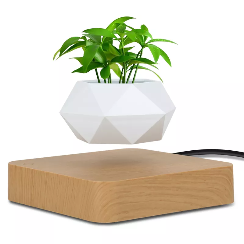 Schwebender Luft-Bonsai-Topf: Rotations-Blumentopf mit magnetischer Aufhängung für eine einzigartige Topfpflanzen-Dekoration im Heim- oder Schreibtischbereich