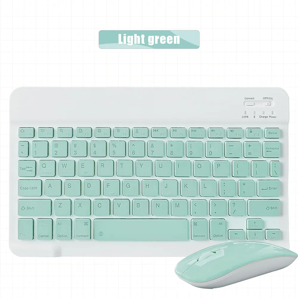 Mini-Wireless-Tastatur, Bluetooth-Tastatur für iPad, Telefon, Tablet, tragbare Bluetooth-Tastatur und Maus