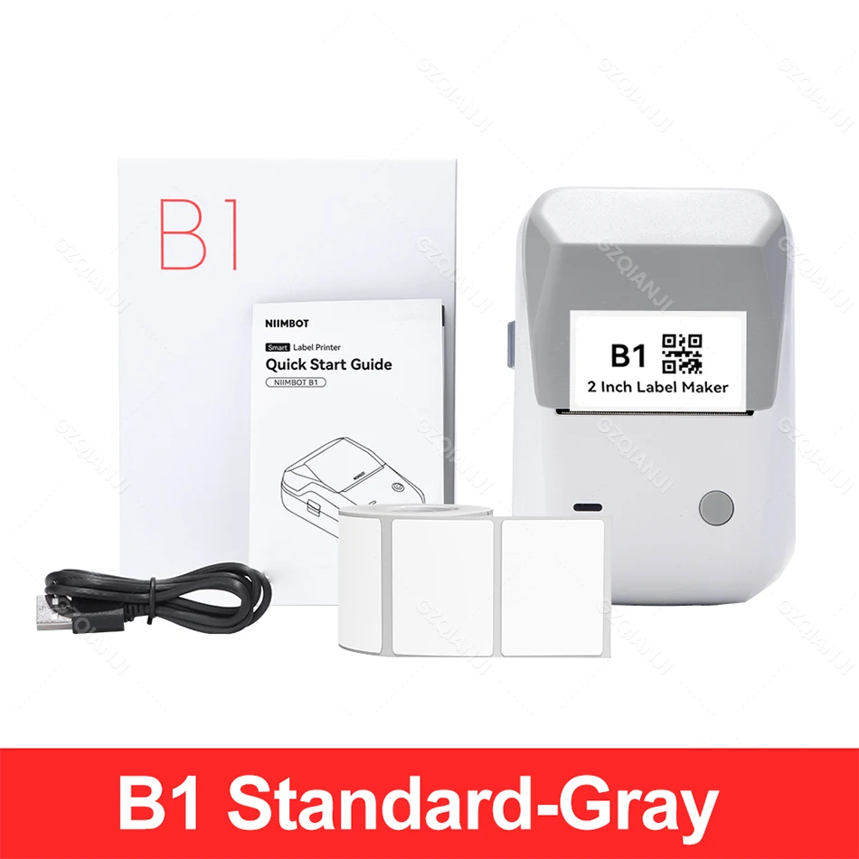 B1 Etikettendrucker, tragbarer Taschenetikettendrucker, Bluetooth-Thermodruck, selbstklebende Aufkleber-Etikettiermaschine