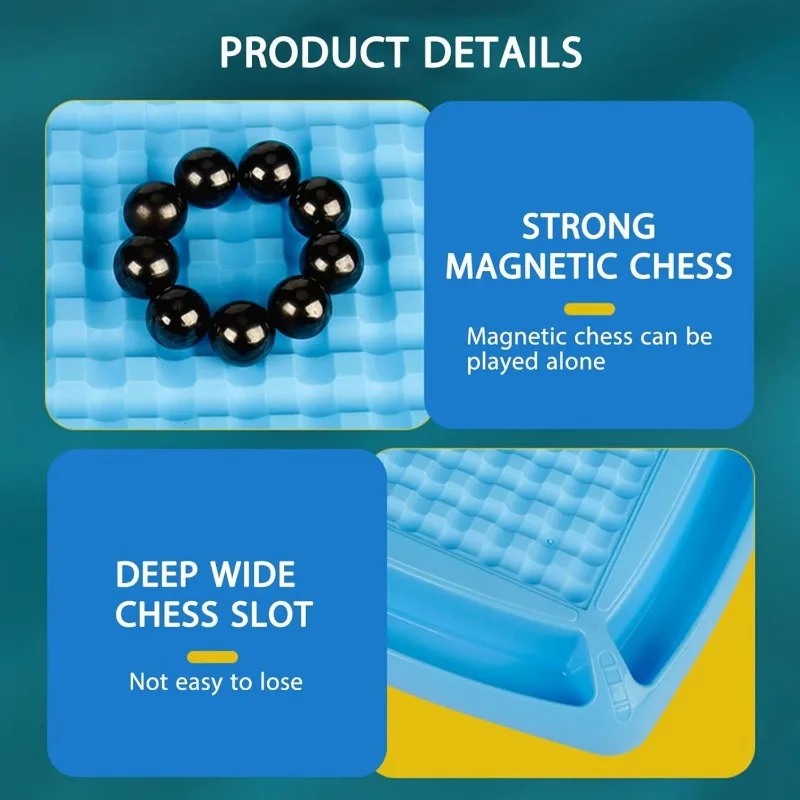 Magnetisches Schachkampf-Set: Lernbrettspiel mit tragbarem Magneteffekt – das ideale Valentinstagsgeschenk.