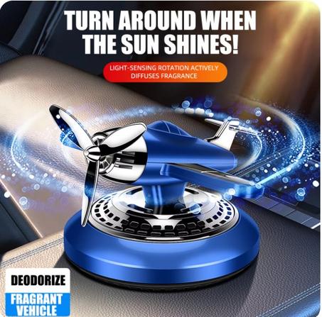 سيارة جديدة هليكوبتر عطر سيارة تعمل بالطاقة الشمسية الدورية الطائرات الروائح الهواء المعطر