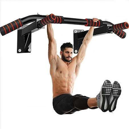 وامبوري قضبان العقل، قضيب سحب يثبت على الحائط، قضيب ذقن، صالات رياضية متعددة للمنزل، معدات تدريب القوة (حمولة قصوى 200 كغم)