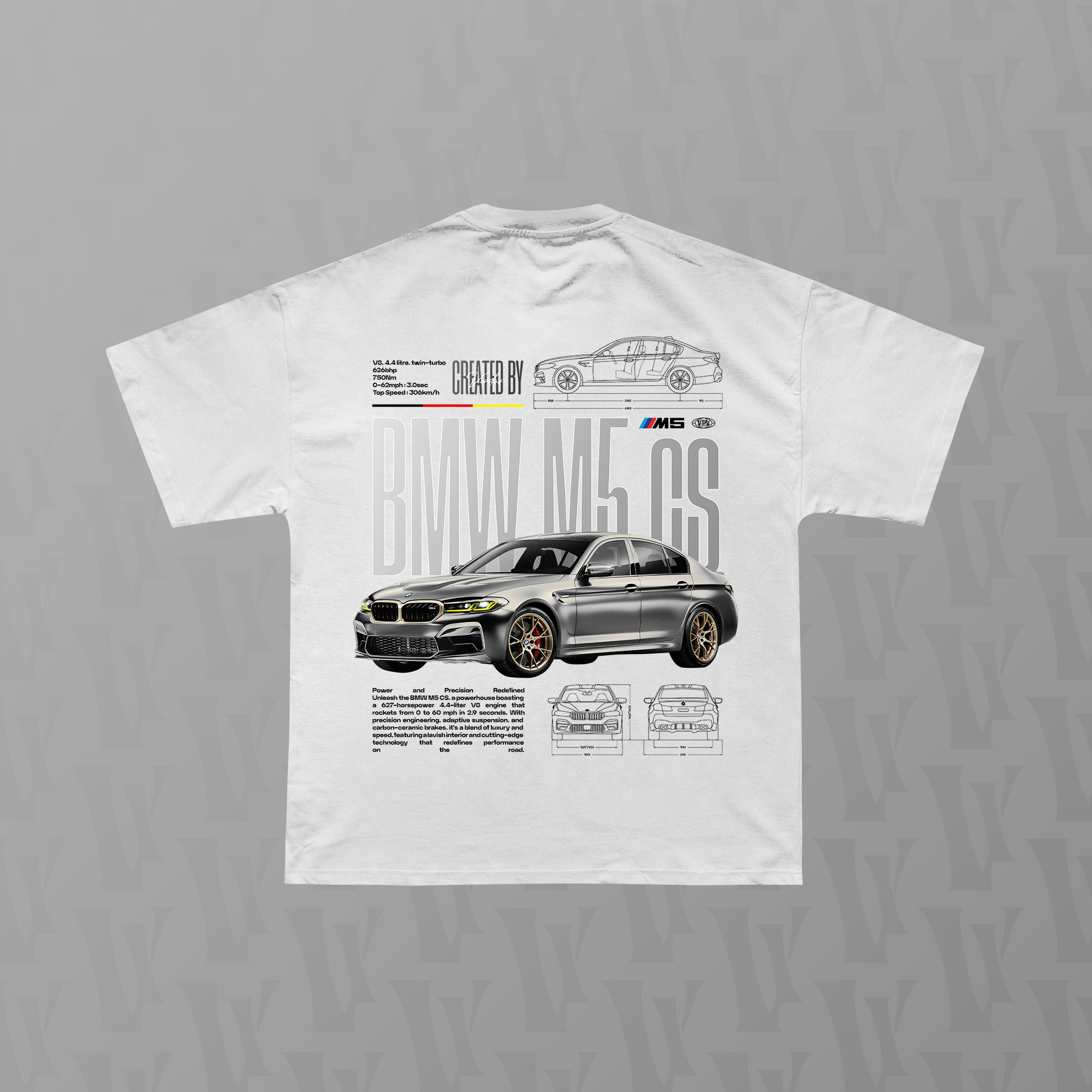 BMW M5 cs T-shirt