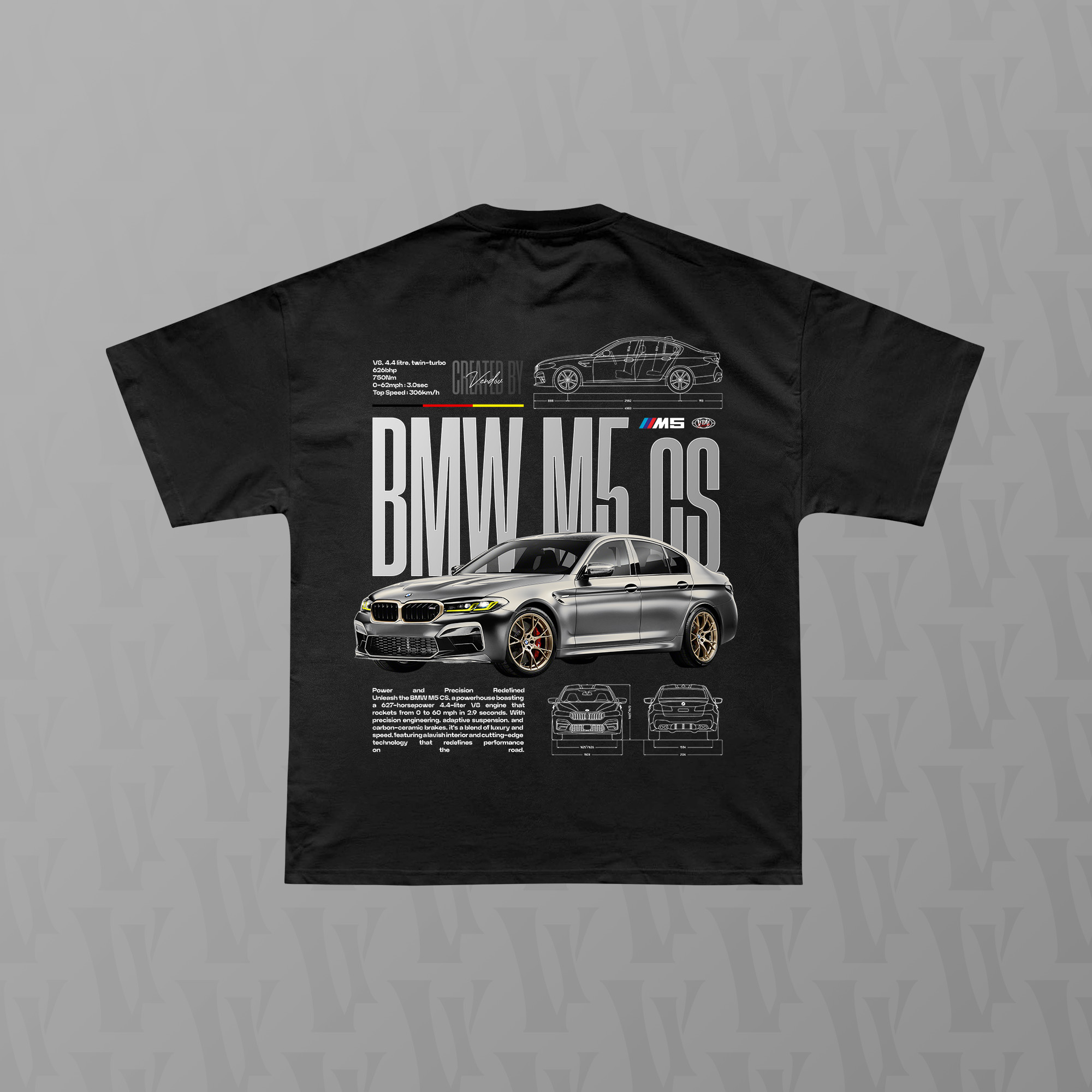 BMW M5 cs T-shirt