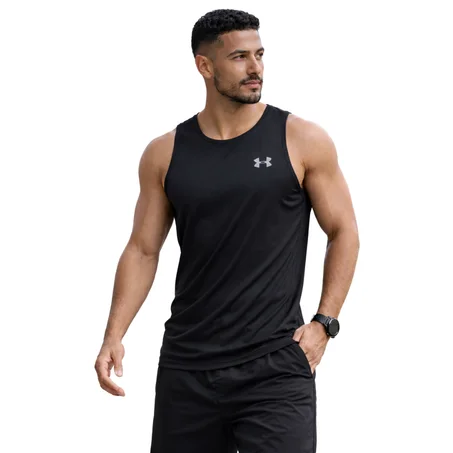 Débardeur athlétique respirant homme NOIR