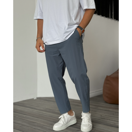 Pantalon en tissu Diagonal