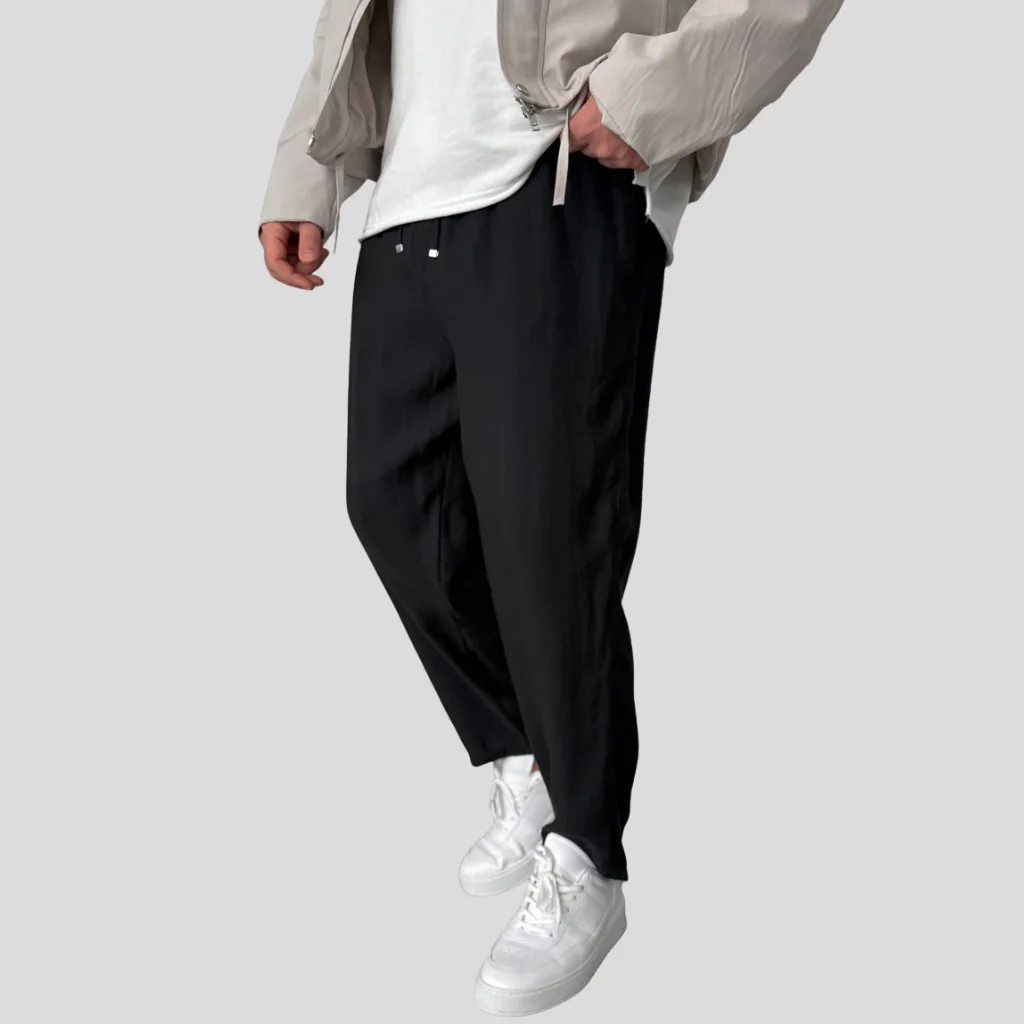 Pantalon Lin Léger – Bleu Profond