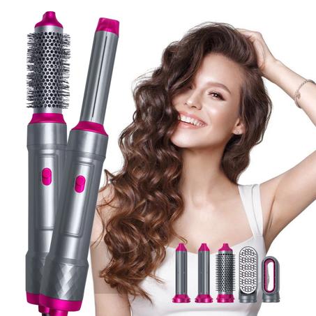 Brosse Sèche-Cheveux 5 en 1 – L’Innovation Beauté pour des Cheveux de Rêve