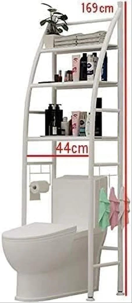 Étagère de Rangement au-dessus des Toilettes – Optimisez l’Espace de Votre Salle de Bain