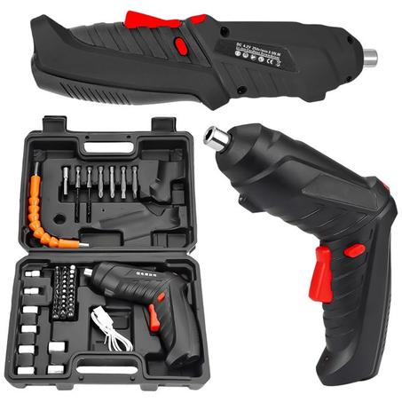 Visseuse / Tournevis Électrique Sans Fil – 4,2V avec 47 Accessoires