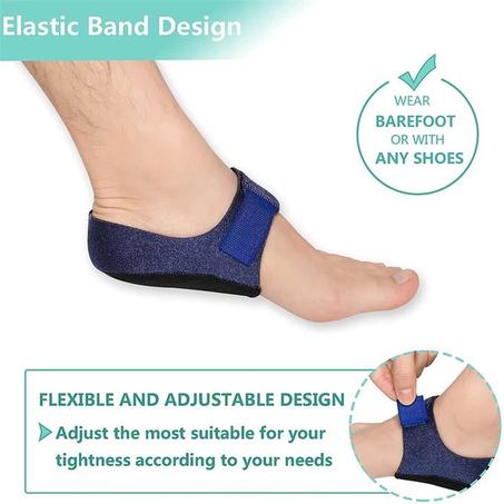 Medical Lightweight Foot Care Heel Pad Cushion – Réparation des talons fissurés