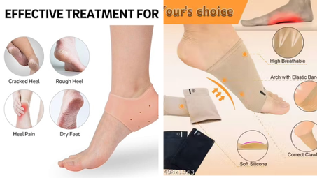 PACK CONFORT PIEDS – Semelles Orthopédiques + Protège-talons en Gel