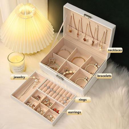 💎 Coffret à Bijoux Élégant – Organisateur Pratique et Raffiné