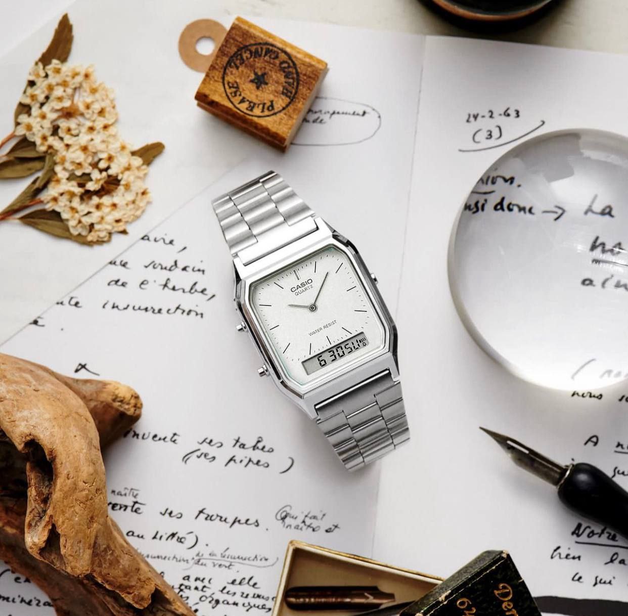 ساعة Casio AQ-230 أنيقة ورائعة
